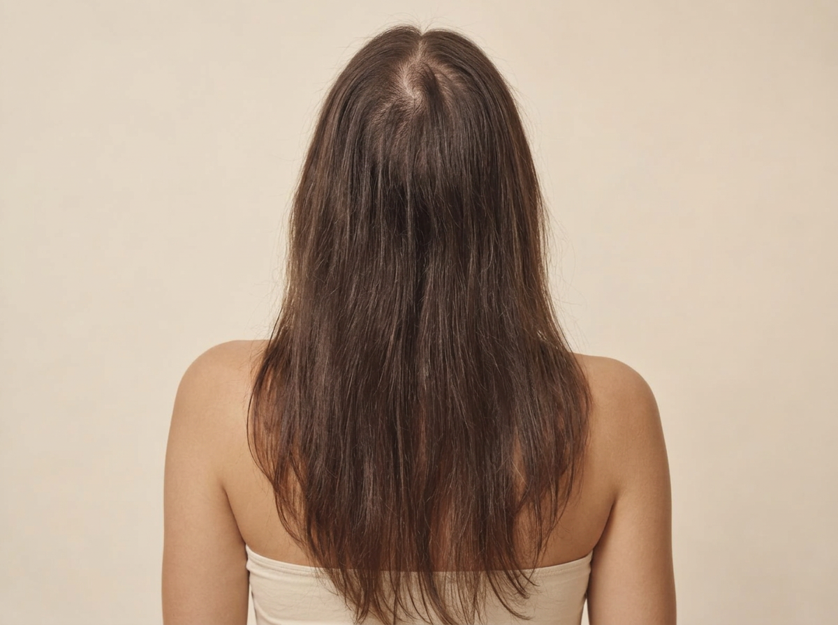 Ausgangssituation der Haare
