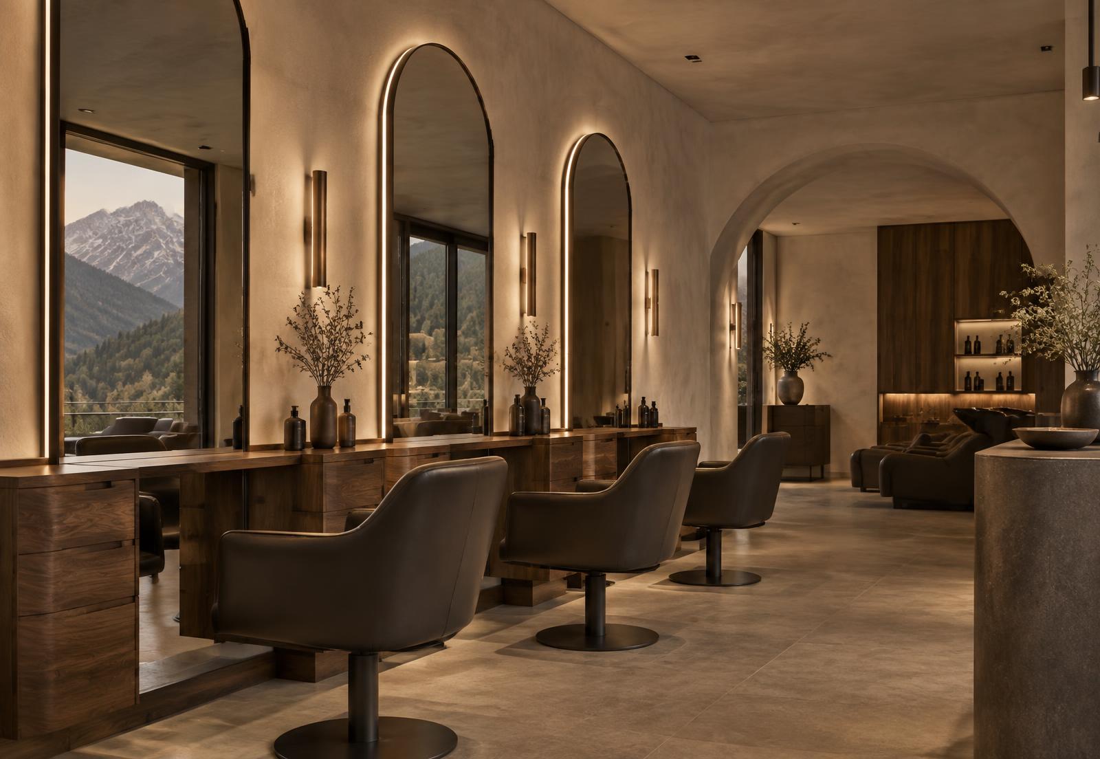 Warmes Salon-Interieur